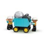 LEGO 10931 DUPLO Le Camion Et La Pelleteuse, Engin de chantier Jouet Pour Les Enfants De 2 ans et +