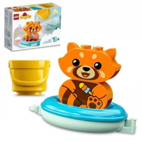 LEGO 10964 DUPLO Jouet de Bain : Le Panda Rouge Flottant, Set Baignoire pour Bébés et Enfants de 1.5+ ans