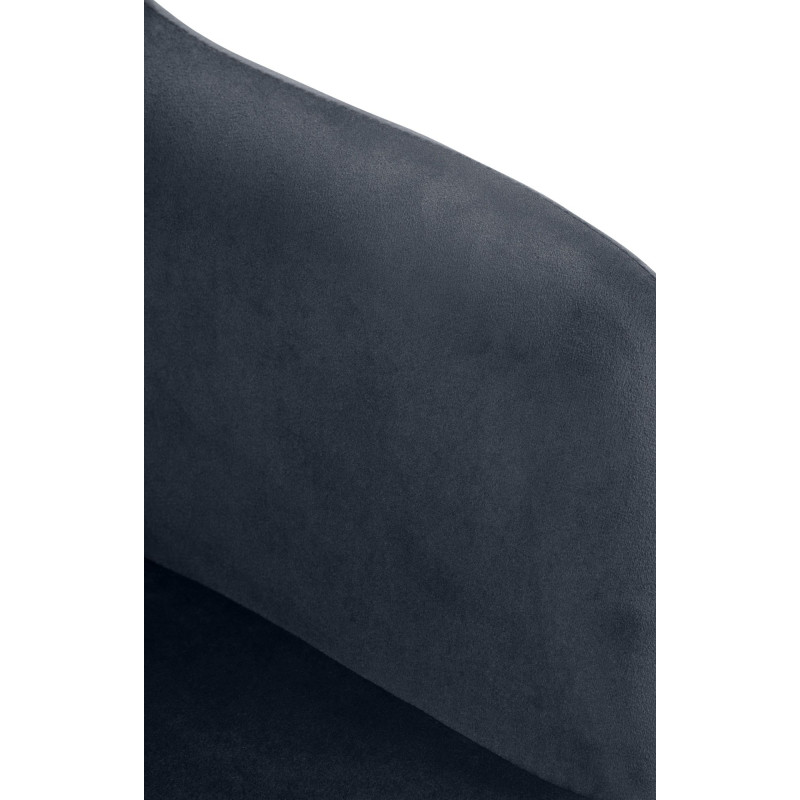 Barhocker Natoma Samt chrom