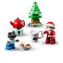 LEGO 10976 DUPLO La Maison en Pain d'Épices du Pere Noël, Jouet Maison, Figurine Ours en Peluche, Cadeau Noël, Enfants Des 2 Ans