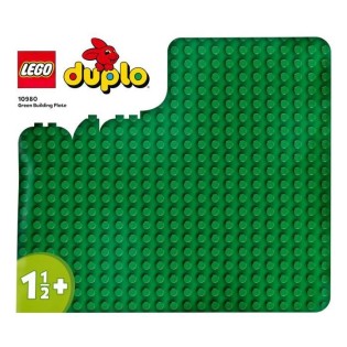 LEGO 10980 DUPLO La Plaque De Construction Verte, Socle de Base Pour Assemblage et Exposition, Jouet de Construction Pour Enfant