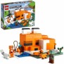 LEGO 21178 Minecraft Le Refuge du Renard, Jouet de Construction Maison, Enfants des 8 ans, Set avec Figurines Zombie, Animaux