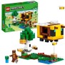 LEGO Minecraft 21241 La Cabane Abeille, Jouet, Ferme avec Maison, Zombie et Figurines Animaux