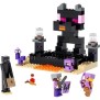 LEGO Minecraft 21242 L'Arene de l'End, Jouet avec Lave, Figurine Dragon de l'Ender et Enderman