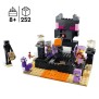 LEGO Minecraft 21242 L'Arene de l'End, Jouet avec Lave, Figurine Dragon de l'Ender et Enderman