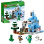 LEGO Minecraft 21243 Les Pics Gelés, Jouet Enfants 8 Ans, avec Figurines Steve et Creeper