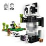 LEGO Minecraft 21245 Le Refuge Panda, Jouet de Maison, avec Figurines Animaux et Squelette