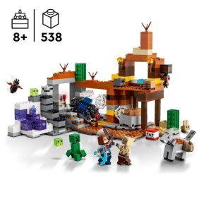 LEGO Minecraft 21263 La mine des Badlands - Jouet pour enfants inspiré du jeu vidéo