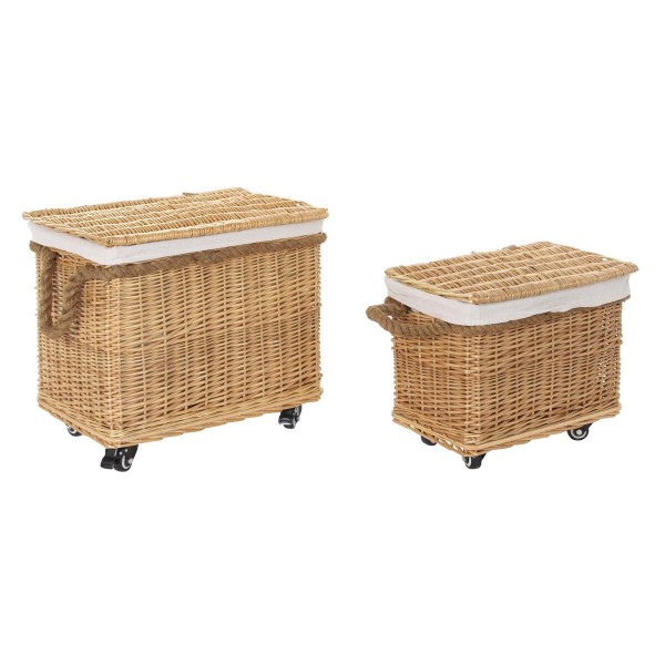 Set de basket DKD Home Decor osier (48 x 33 x 43 cm)