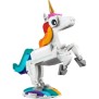 LEGO Creator 3-en-1 31140 La Licorne Magique, Jouet Hippocampe et Paon,  Figurines d'Animaux