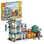 LEGO Creator 31141 La Grand-rue, Jouet de Construction avec Gratte-Ciel et Rue de Marché, Idée Cadeau