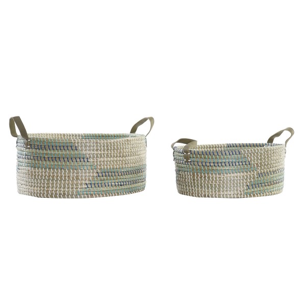 Set de basket DKD Home Decor Tropical (45 x 35 x 18 cm)