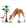 LEGO 31150 Creator 3en1 Les Animaux Sauvages du Safari, Jouet avec Figurines d'Animaux, Girafe, Gazelles et Lion