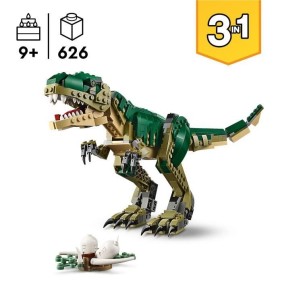 LEGO Creator 31151 3-en-1 Le T-rex - Dinosaure jouet tricératops ou ptérodactyle