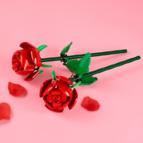 LEGO 40460 Creator Les Roses, Set de Fleurs Artificielles pour Filles et Garçons Des 8 Ans, Décoration de Maison