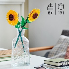 LEGO 40524 Creator Tournesols, Kit de Construction de Fleurs Artificielles, Chambre d'Enfant ou Décoration de Maison