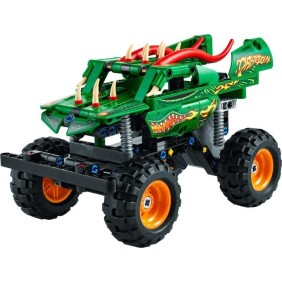 LEGO Technic 42149 Monster Jam Dragon, 2-en-1, Monster Truck Jouet, Voiture de Course