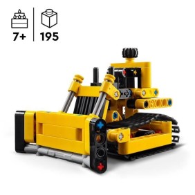 LEGO 42163 Technic Le Bulldozer, Jouet de Construction pour Enfants, Véhicule Excavateur