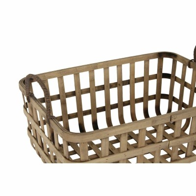 Set de basket DKD Home Decor Bambou Tropical (44 x 31,5 x 25 cm)