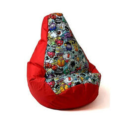 Pouf GO GIFT Rouge 130 x 90...
