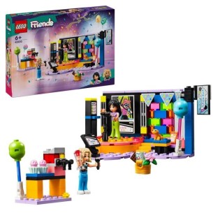 LEGO 42610 Friends Le Karaoké, Jouet Musical avec Poupées et Figurines Liann et Nova et un Gecko