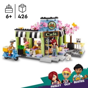 LEGO Friends 42618 Le café de Heartlake City - Accessoires cuisine enfant, sociabilité