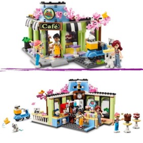 LEGO Friends 42618 Le café de Heartlake City - Accessoires cuisine enfant, sociabilité