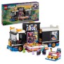 LEGO 42619 Friends Le Tourbus de la Star de la Pop, Jouet Musical avec 4 Mini-Poupées, Cadeau pour Enfants Des 8 Ans