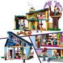 LEGO 42620 Friends Les Maisons Familiales d'Olly et de Paisley, Jouet de Poupée avec Figurines et Accessoires