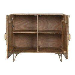 Buffet Home ESPRIT Doré Naturel Métal Bois de manguier 81 x 45 x 75 cm