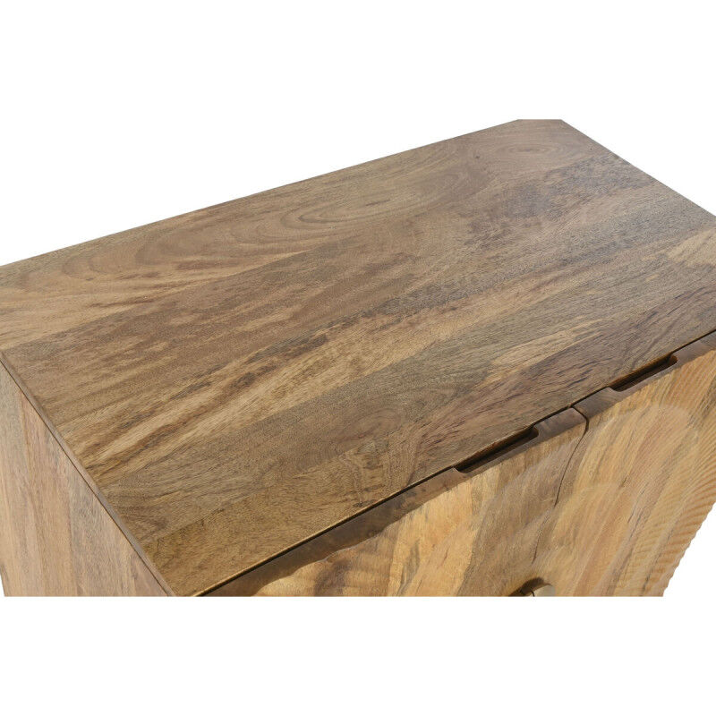 Buffet Home ESPRIT Doré Naturel Métal Bois de manguier 81 x 45 x 75 cm