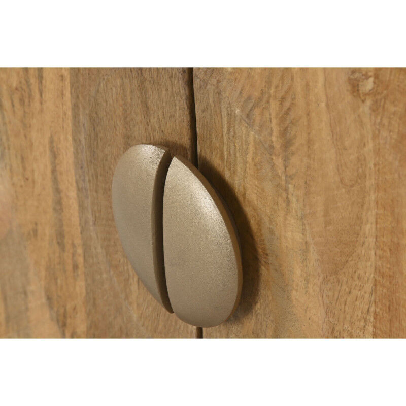 Buffet Home ESPRIT Doré Naturel Métal Bois de manguier 81 x 45 x 75 cm