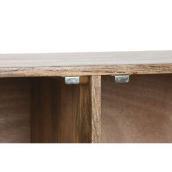 Buffet Home ESPRIT Doré Naturel Métal Bois de manguier 81 x 45 x 75 cm