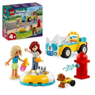 LEGO Friends 42635 La voiture de toilettage canin - Jouet sur le theme des animaux