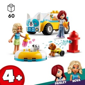 LEGO Friends 42635 La voiture de toilettage canin - Jouet sur le theme des animaux