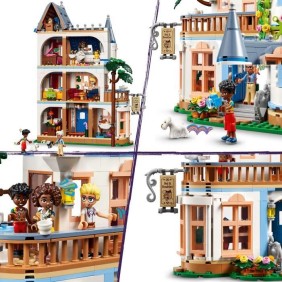 LEGO Friends 42638 La chambre d'hôte dans un château - Set de jeu imaginatif pour enfants