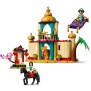 LEGO 43208 Disney Princess Les Aventures de Jasmine et Mulan, Jouet avec Tapis Volant, Figurine de Tigre, et Cheval, Enfants 5 A