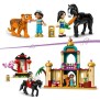 LEGO 43208 Disney Princess Les Aventures de Jasmine et Mulan, Jouet avec Tapis Volant, Figurine de Tigre, et Cheval, Enfants 5 A