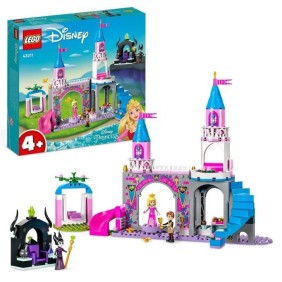 LEGO Disney Princesse 43211 Le Château d'Aurore, Jouet avec Figurine Belle au Bois Dormant