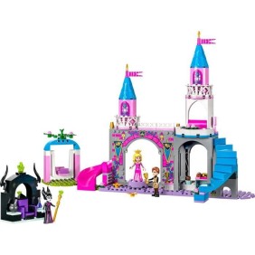 LEGO Disney Princesse 43211 Le Château d'Aurore, Jouet avec Figurine Belle au Bois Dormant