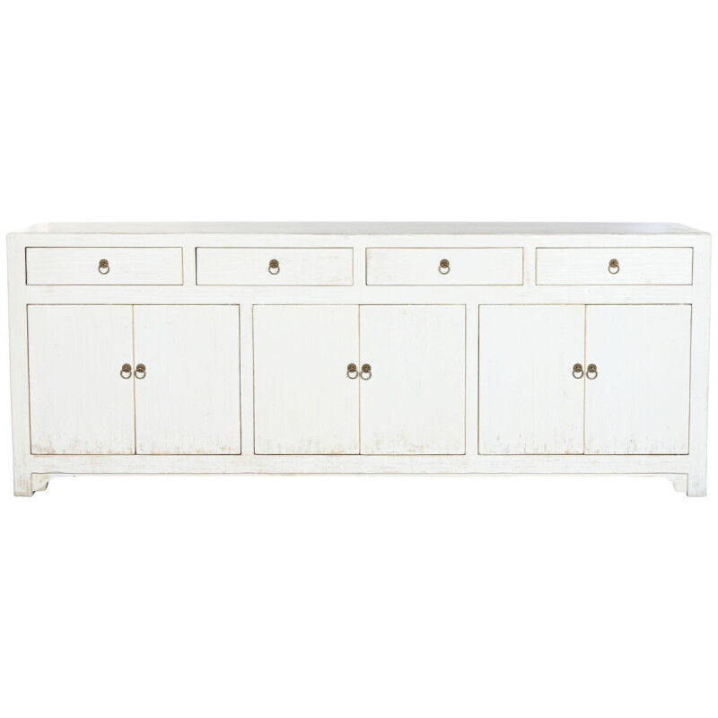 Buffet Home ESPRIT Blanc Bois 220 x 42 x 85 cm