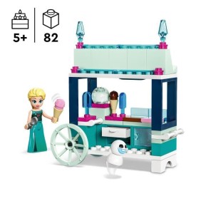 LEGO 43234 Disney Princess Les Délices Glacés d'Elsa, Jouet avec Mini Poupée Elsa de La Reine des Neiges