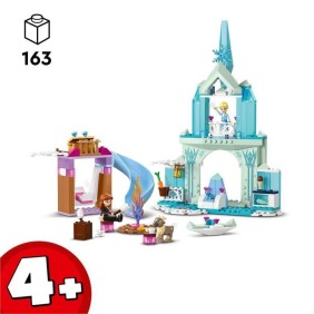 LEGO 43238 Disney Princess Le Château de Glace d'Elsa, Jouet de Princesse La Reine des Neiges, 2 Figurines Animales