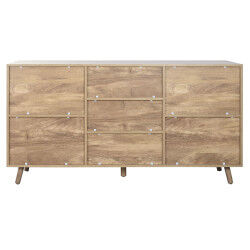 Meubles de télévision Home ESPRIT Marron Doré 140 x 40 x 74,8 cm