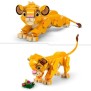 LEGO | Disney 43243 Simba, le bébé du Roi lion, jouet de construction, idée cadeau