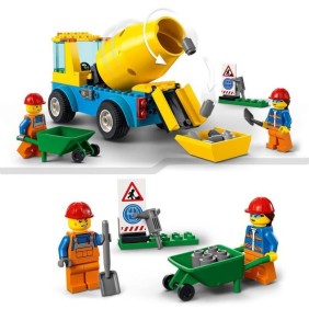 Jeu de construction - LEGO - City Le Camion Bétonniere - Véhicule de construction pour enfants des 4 ans