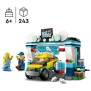 LEGO City 60362 La Station de Lavage, Jouet pour Enfants Des 6 Ans, avec Voiture et Minifigurines