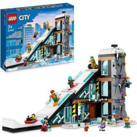 LEGO City 60366 Le Complexe de Ski et d'Escalade, Jouet de Construction Modulaire pour Enfants Des 7 Ans