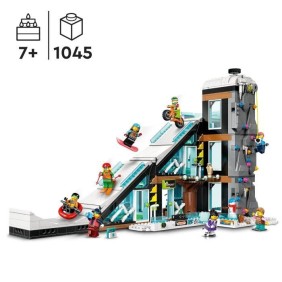 LEGO City 60366 Le Complexe de Ski et d'Escalade, Jouet de Construction Modulaire pour Enfants Des 7 Ans