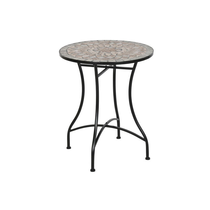 Table d'appoint Home ESPRIT Noir Multicouleur 60 x 60 x 72 cm
